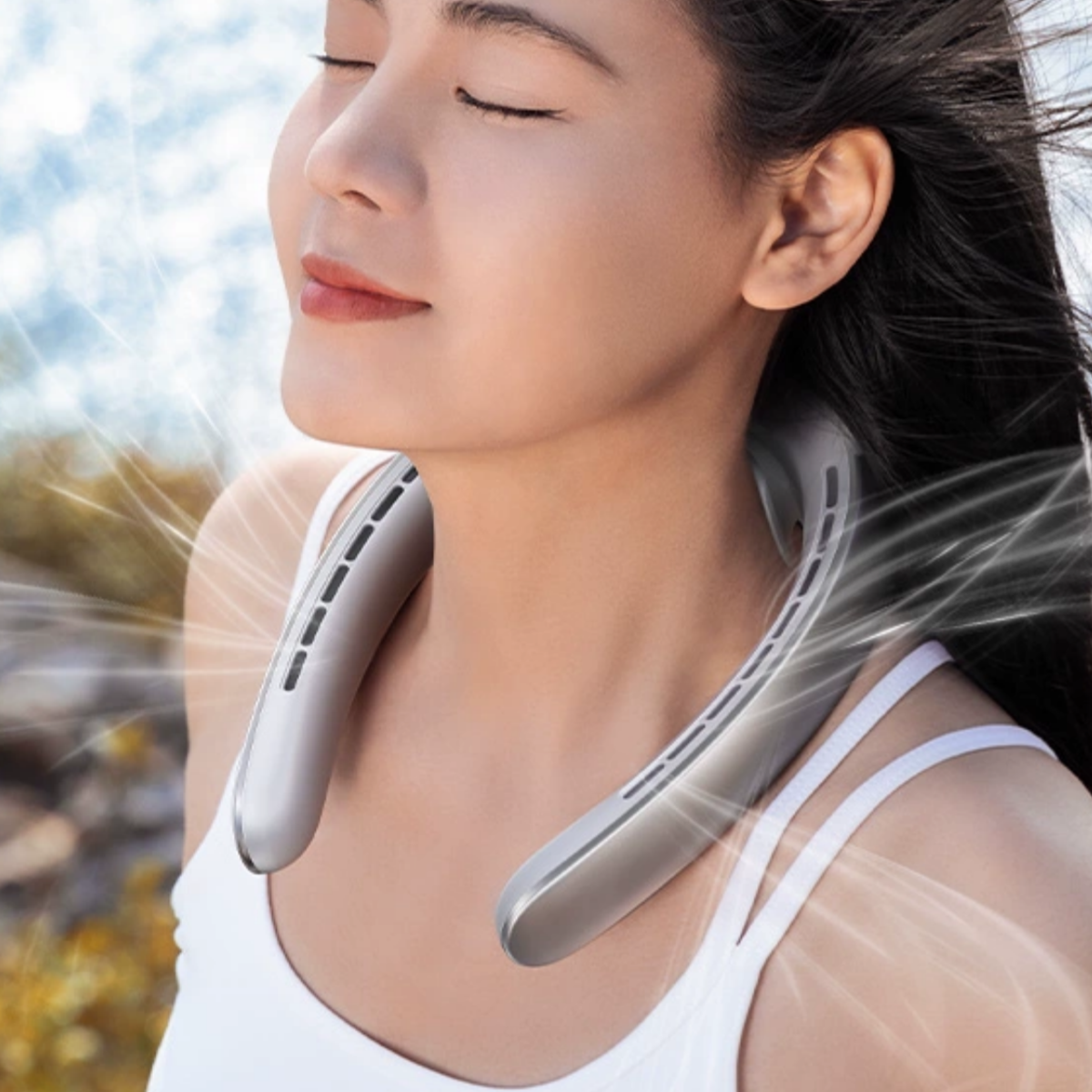 #C10 Summer Cooling Neck Fan