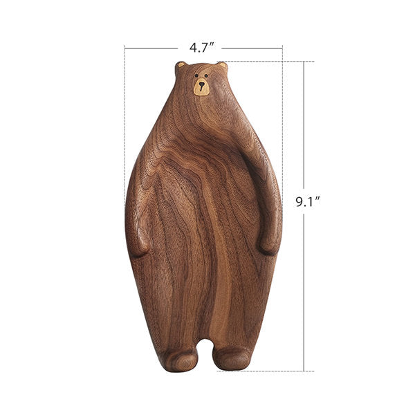 #K2 Adorable Bear Serving Board - Wooden - Hand-polished Smooth Surface