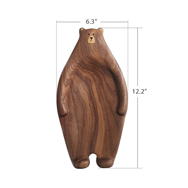 #K2 Adorable Bear Serving Board - Wooden - Hand-polished Smooth Surface