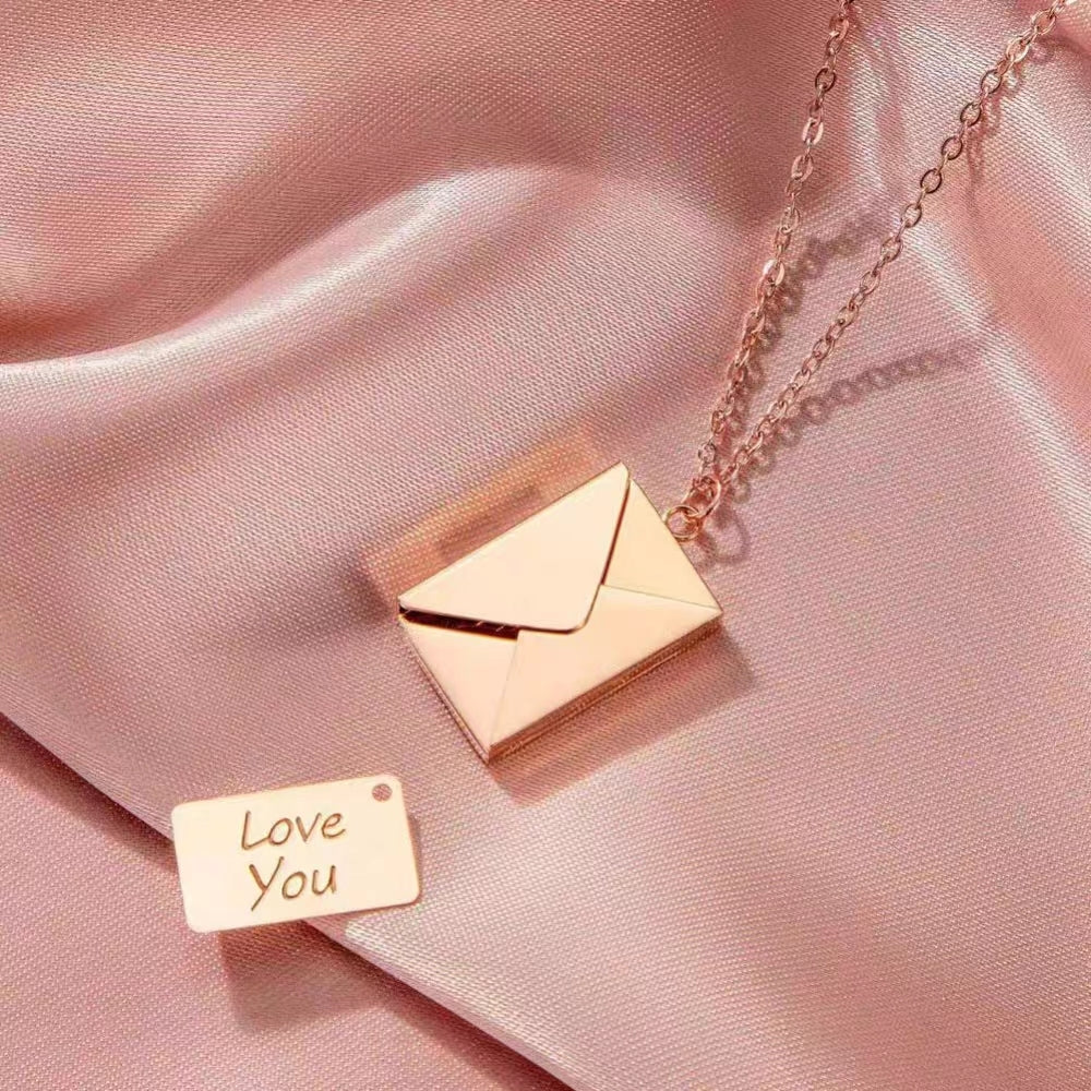 #300 Custom Engraved Love Letter Necklace