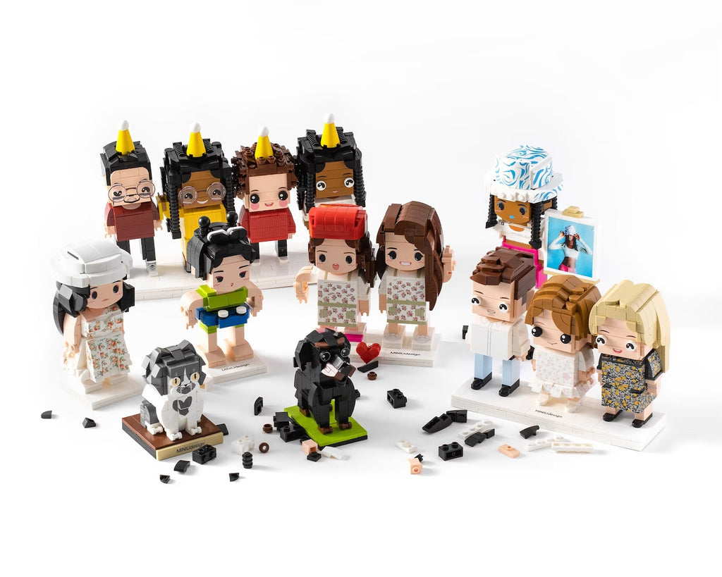 #350 Custom Mini Brick Figures